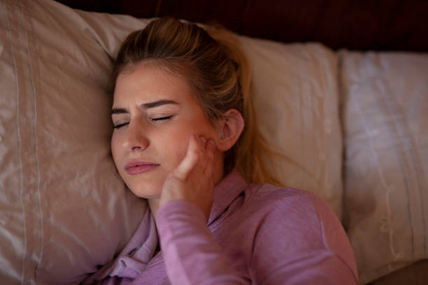A person in need of TMJ therapy in Baxter Village near Fort Mill, SC